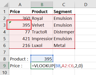 excel vlookup number vs text behaviour